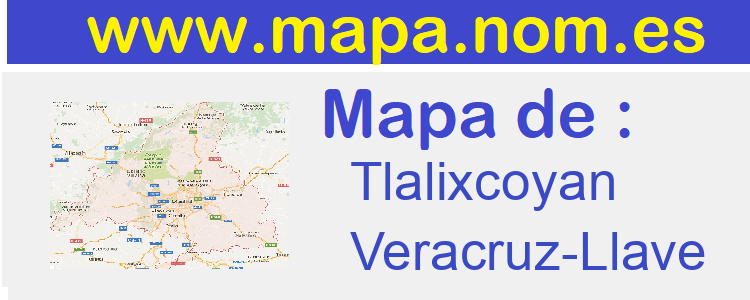 mapa de  Tlalixcoyan