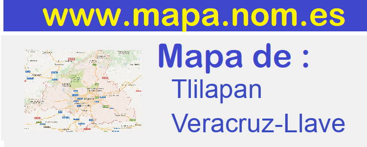 mapa de  Tlilapan