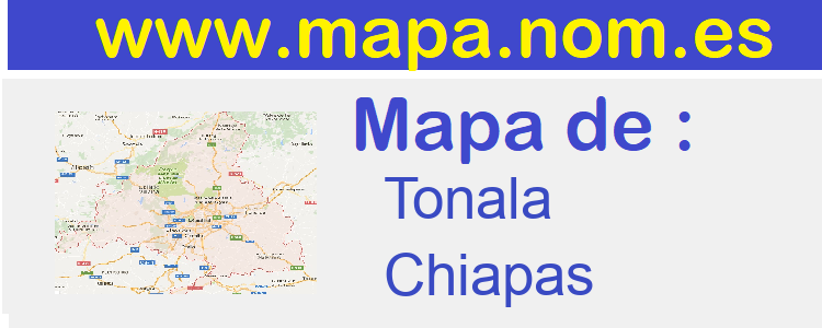 mapa de  Tonala