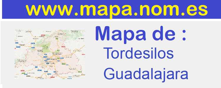 mapa de  Tordesilos