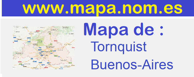 mapa de  Tornquist