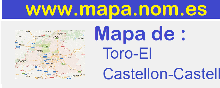 mapa de  Toro-El