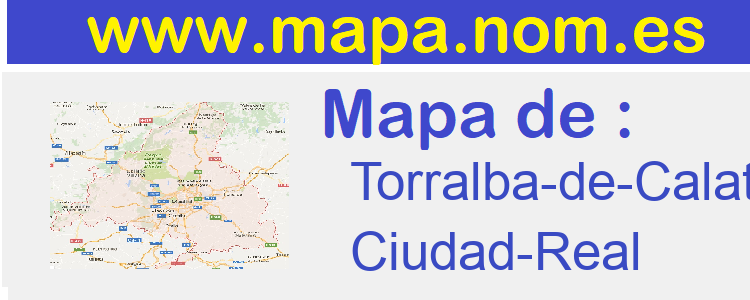 mapa de  Torralba-de-Calatrava