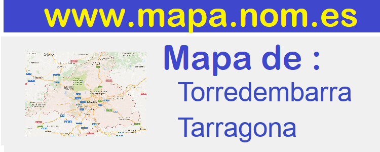 mapa de  Torredembarra