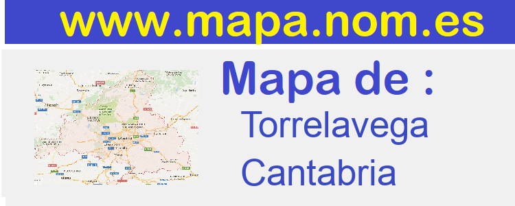 mapa de  Torrelavega