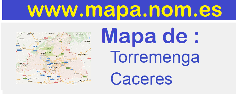 mapa de  Torremenga