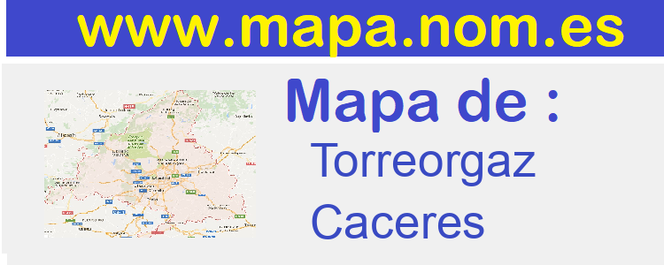mapa de  Torreorgaz
