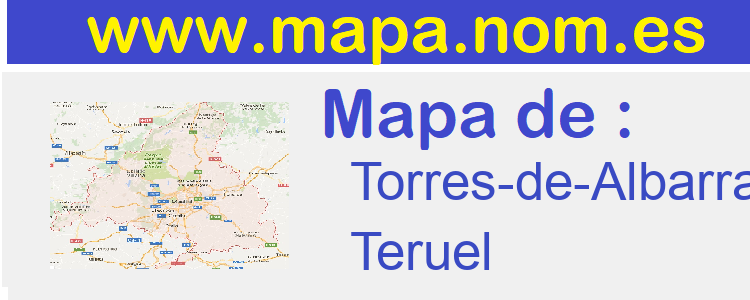 mapa de  Torres-de-Albarracin