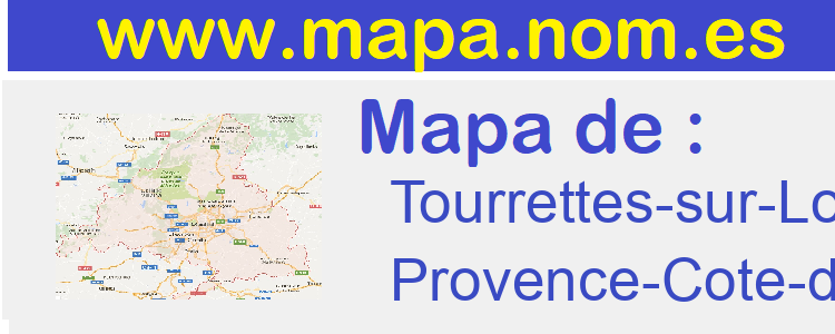 mapa de  Tourrettes-sur-Loup