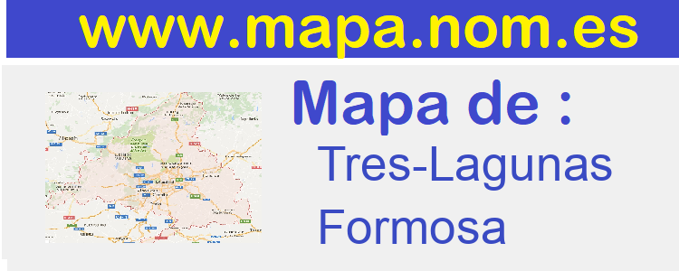 mapa de  Tres-Lagunas