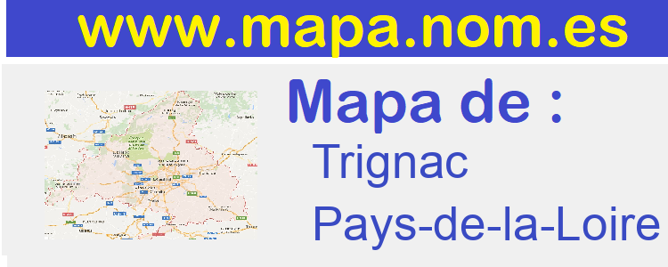 mapa de  Trignac