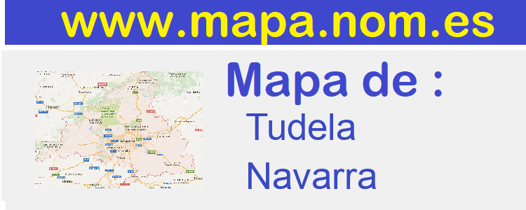 mapa de  Tudela