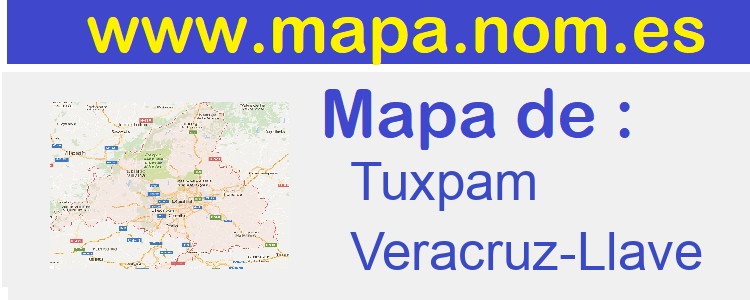 mapa de  Tuxpam