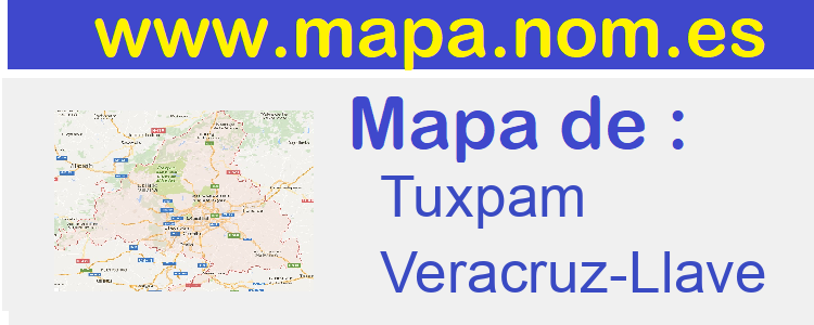 mapa de  Tuxpam