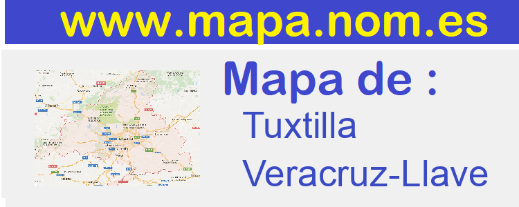 mapa de  Tuxtilla