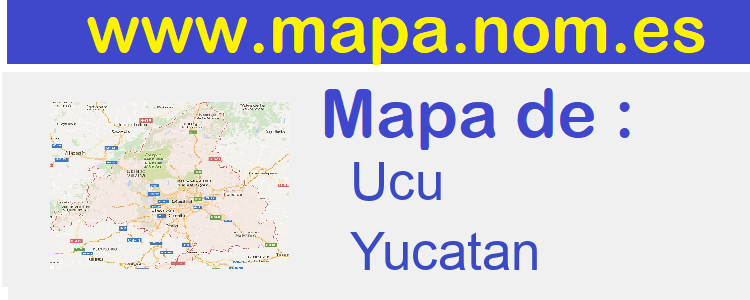 mapa de  Ucu