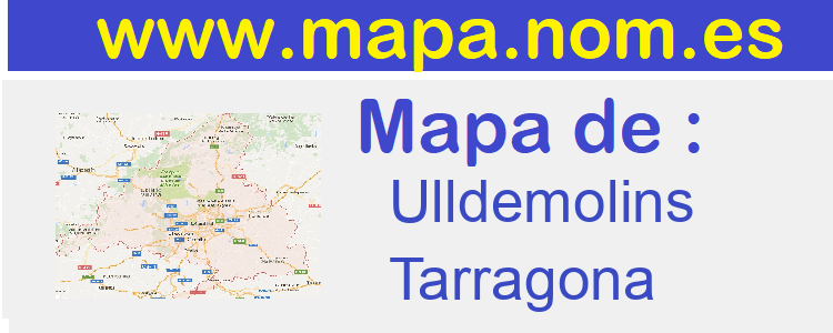 mapa de  Ulldemolins