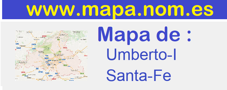 mapa de  Umberto-I