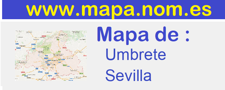 mapa de  Umbrete