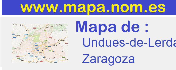 mapa de  Undues-de-Lerda