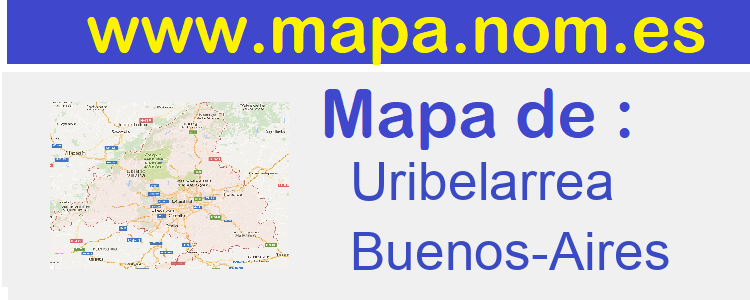 mapa de  Uribelarrea