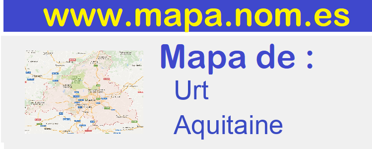 mapa de  Urt
