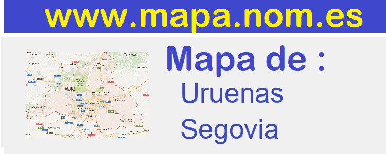 mapa de  Uruenas