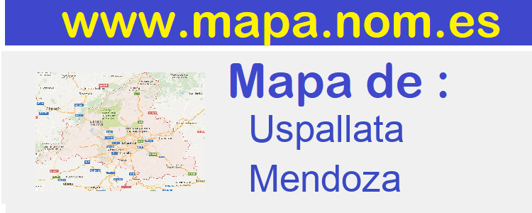 mapa de  Uspallata