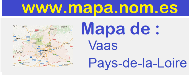 mapa de  Vaas
