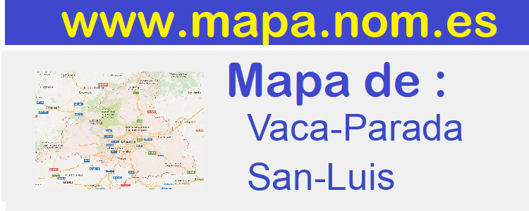 mapa de  Vaca-Parada