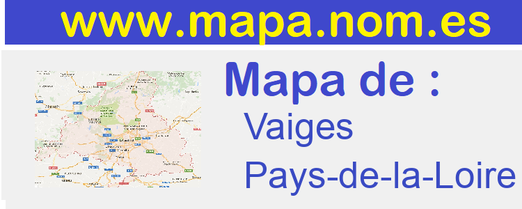 mapa de  Vaiges