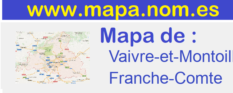 mapa de  Vaivre-et-Montoille