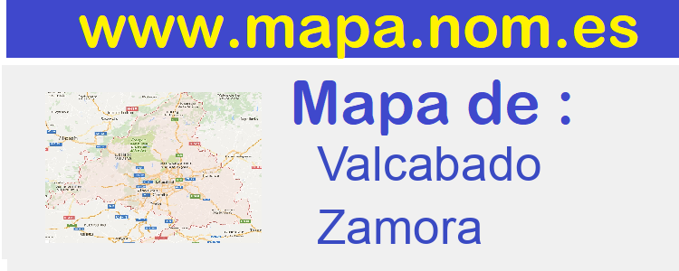 mapa de  Valcabado