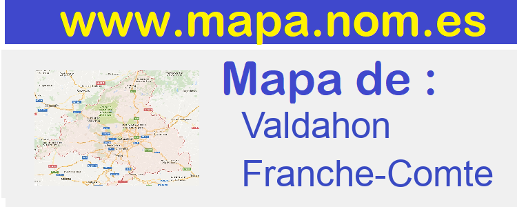 mapa de  Valdahon