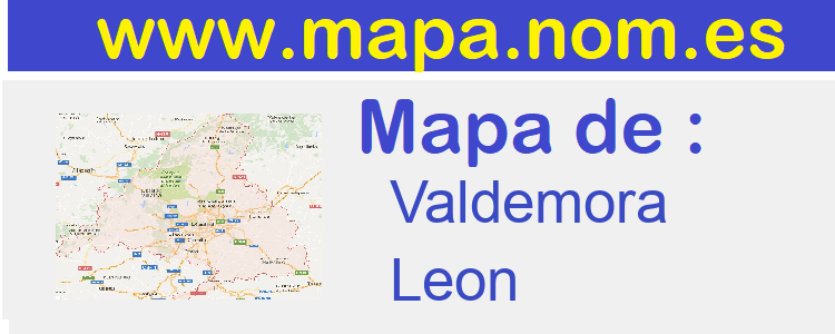 mapa de  Valdemora