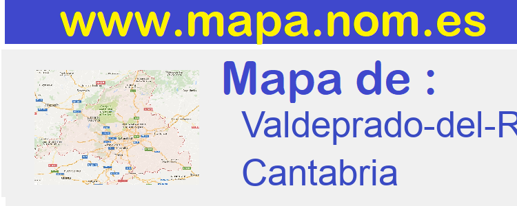 mapa de  Valdeprado-del-Rio