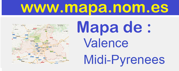 mapa de  Valence