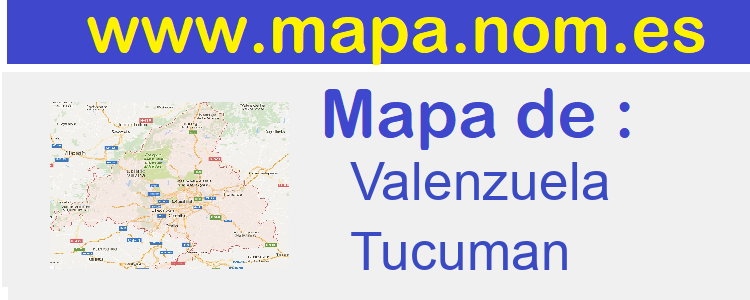 mapa de  Valenzuela