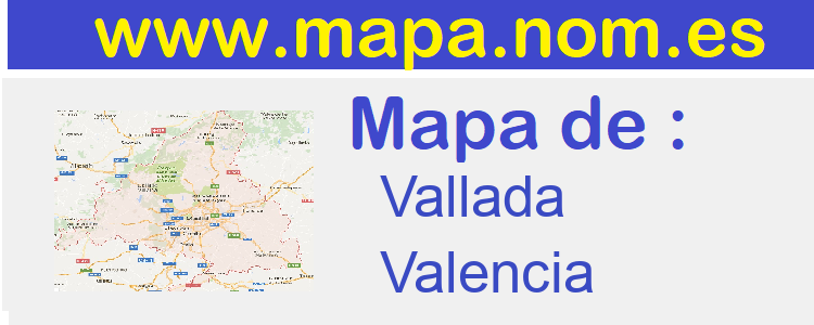 mapa de  Vallada