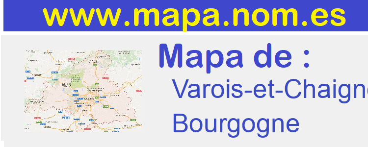 mapa de  Varois-et-Chaignot
