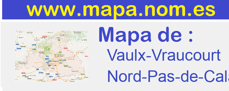 mapa de  Vaulx-Vraucourt