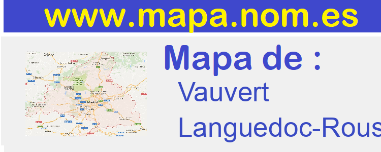 mapa de  Vauvert