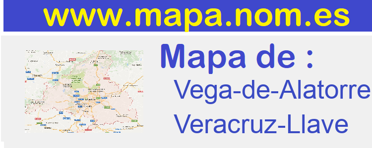 mapa de  Vega-de-Alatorre