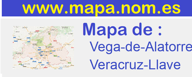 mapa de  Vega-de-Alatorre