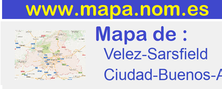 mapa de  Velez-Sarsfield