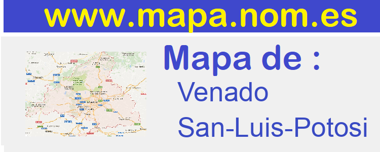 mapa de  Venado