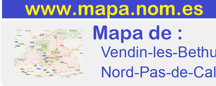 mapa de  Vendin-les-Bethune