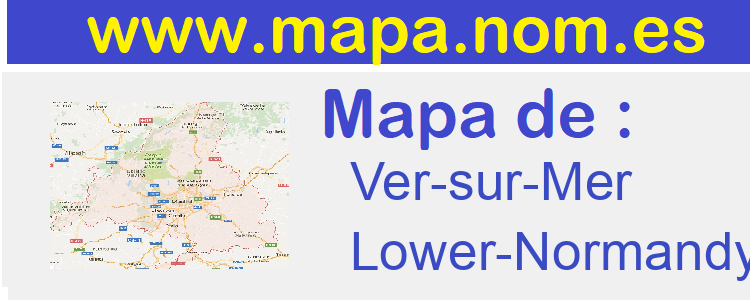 mapa de  Ver-sur-Mer
