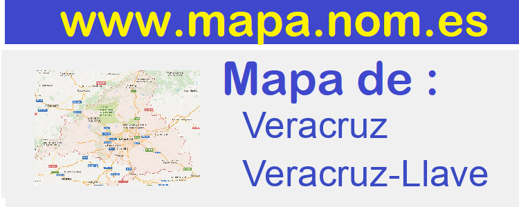 mapa de  Veracruz
