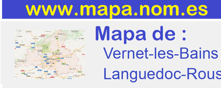 mapa de  Vernet-les-Bains